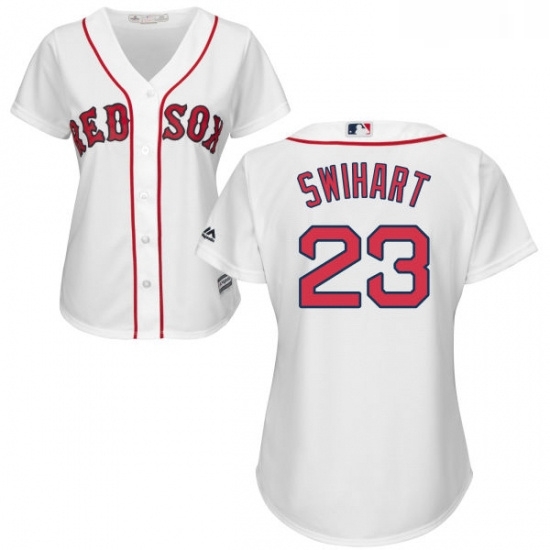 Womens Majestic Boston Red Sox 23 Blake Swihart Authentic White Home MLB Jersey Womens Majestic Boston Red Sox 23 Blake Swihart Authentic White Home MLB Jersey