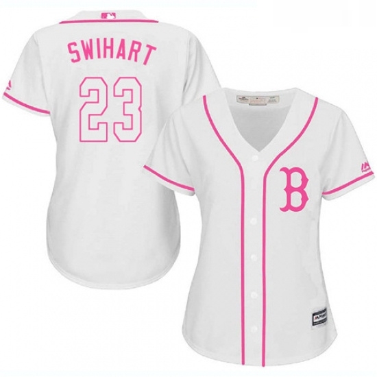 Womens Majestic Boston Red Sox 23 Blake Swihart Replica White Fashion MLB Jersey Womens Majestic Boston Red Sox 23 Blake Swihart Replica White Fashion MLB Jersey