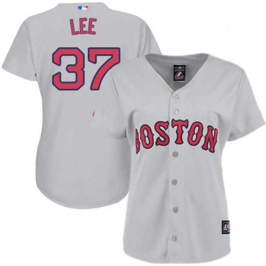 Womens Majestic Boston Red Sox 37 Bill Lee Replica Grey Road MLB Jersey Womens Majestic Boston Red Sox 37 Bill Lee Replica Grey Road MLB Jersey