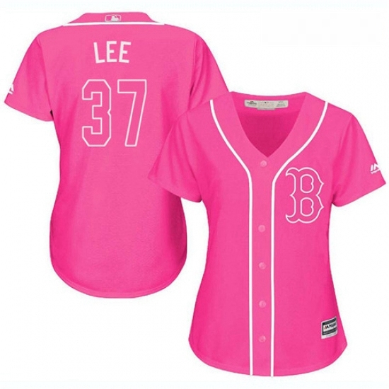 Womens Majestic Boston Red Sox 37 Bill Lee Replica Pink Fashion MLB Jersey Womens Majestic Boston Red Sox 37 Bill Lee Replica Pink Fashion MLB Jersey