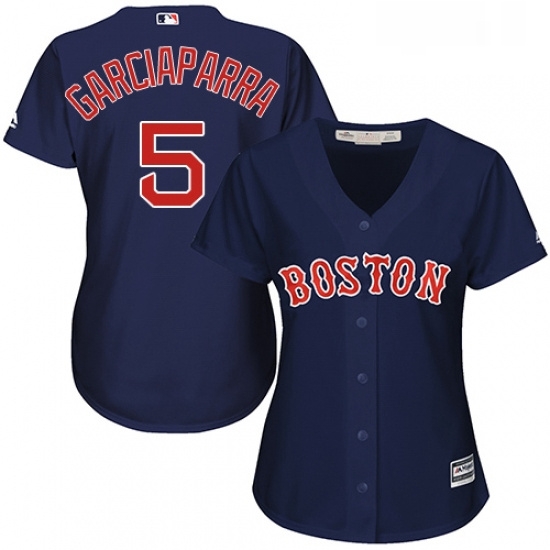 Womens Majestic Boston Red Sox 5 Nomar Garciaparra Authentic Navy Blue Alternate Road MLB Jersey Womens Majestic Boston Red Sox 5 Nomar Garciaparra Authentic Navy Blue Alternate Road MLB Jersey