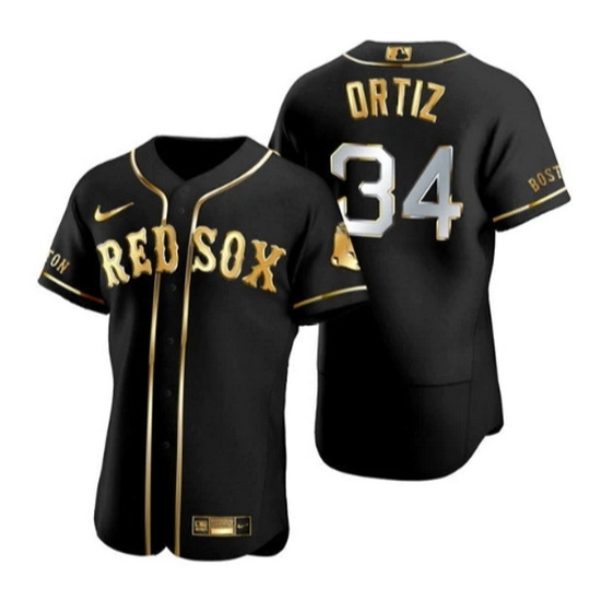 Youth Boston Red Sox 34 David Ortiz Black Gold Flex Base Stitched Baseball Jersey Youth Boston Red Sox 34 David Ortiz Black Gold Flex Base Stitched Baseball Jersey