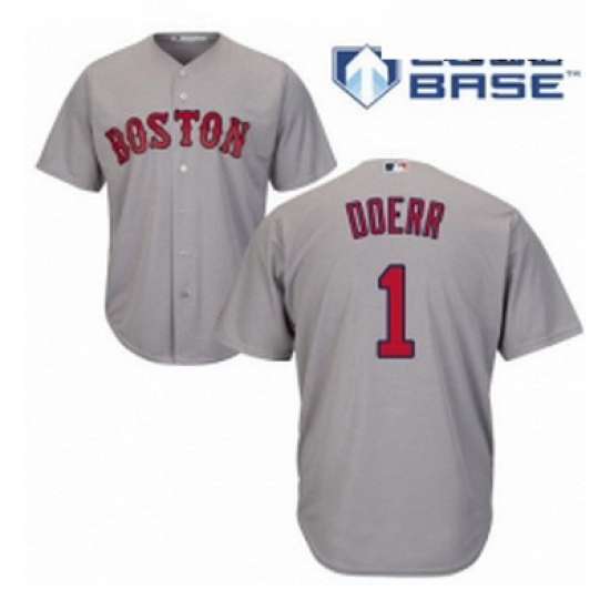 Youth Majestic Boston Red Sox 1 Bobby Doerr Authentic Grey Road Cool Base MLB Jersey Youth Majestic Boston Red Sox 1 Bobby Doerr Authentic Grey Road Cool Base MLB Jersey