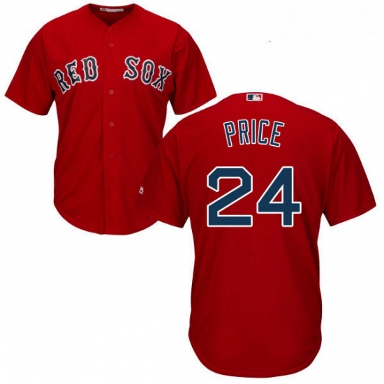 Youth Majestic Boston Red Sox 24 David Price Replica Red Alternate Home Cool Base MLB Jersey Youth Majestic Boston Red Sox 24 David Price Replica Red Alternate Home Cool Base MLB Jersey