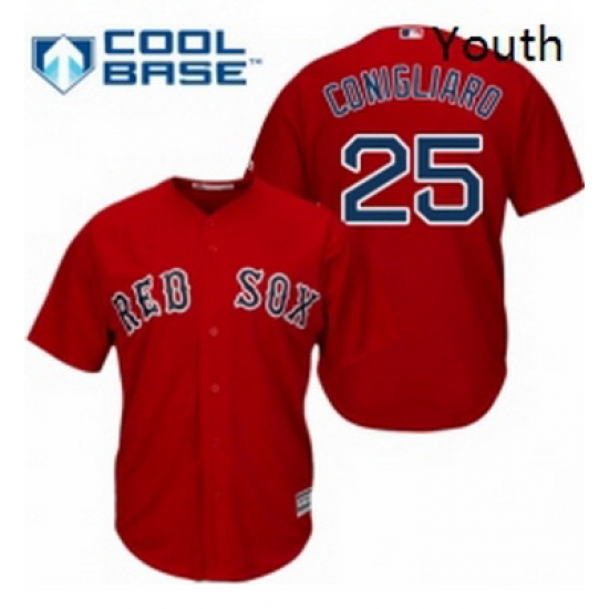 Youth Majestic Boston Red Sox 25 Tony Conigliaro Authentic Red Alternate Home Cool Base MLB Jersey Youth Majestic Boston Red Sox 25 Tony Conigliaro Authentic Red Alternate Home Cool Base MLB Jersey