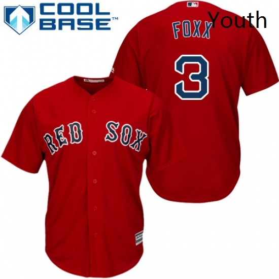 Youth Majestic Boston Red Sox 3 Jimmie Foxx Replica Red Alternate Home Cool Base MLB Jersey Youth Majestic Boston Red Sox 3 Jimmie Foxx Replica Red Alternate Home Cool Base MLB Jersey