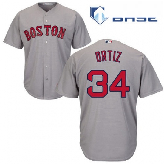 Youth Majestic Boston Red Sox 34 David Ortiz Authentic Grey Road Cool Base MLB Jersey Youth Majestic Boston Red Sox 34 David Ortiz Authentic Grey Road Cool Base MLB Jersey