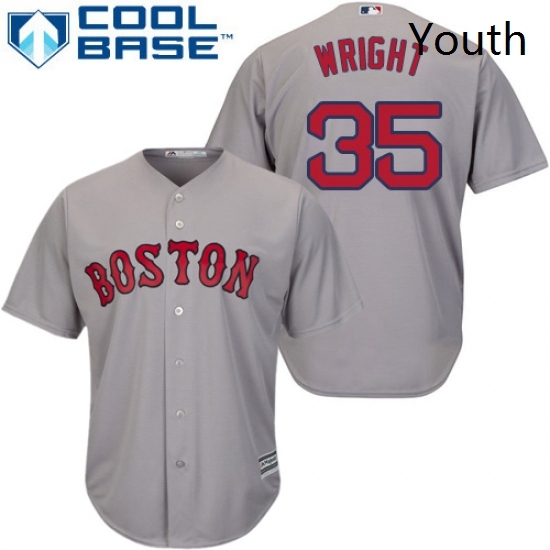 Youth Majestic Boston Red Sox 35 Steven Wright Authentic Grey Road Cool Base MLB Jersey Youth Majestic Boston Red Sox 35 Steven Wright Authentic Grey Road Cool Base MLB Jersey