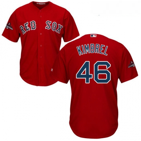 Youth Majestic Boston Red Sox 46 Craig Kimbrel Authentic Red Alternate Home Cool Base 2018 World Series Champions MLB Jersey Youth Majestic Boston Red Sox 46 Craig Kimbrel Authentic Red Alternate Home Cool Base 2018 World Series Champions MLB Jersey