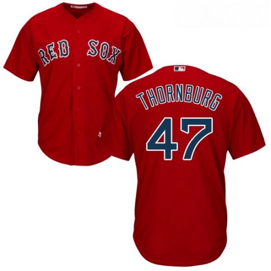 Youth Majestic Boston Red Sox 47 Tyler Thornburg Replica Red Alternate Home Cool Base MLB Jersey Youth Majestic Boston Red Sox 47 Tyler Thornburg Replica Red Alternate Home Cool Base MLB Jersey