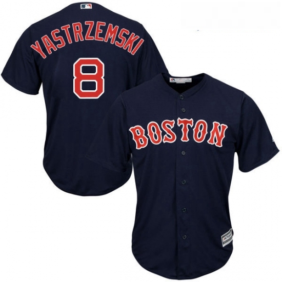 Youth Majestic Boston Red Sox 8 Carl Yastrzemski Replica Navy Blue Alternate Road Cool Base MLB Jersey Youth Majestic Boston Red Sox 8 Carl Yastrzemski Replica Navy Blue Alternate Road Cool Base MLB Jersey