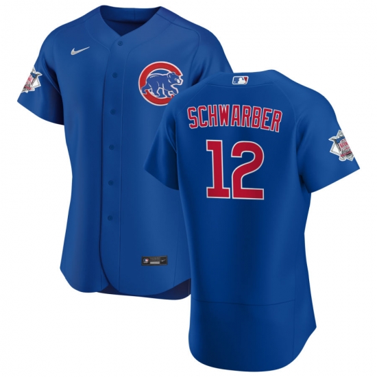 Men Chicago Cubs 12 Kyle Schwarber Men Nike Royal Alternate 2020 Flex Base Player Jersey Men Chicago Cubs 12 Kyle Schwarber Men Nike Royal Alternate 2020 Flex Base Player Jersey