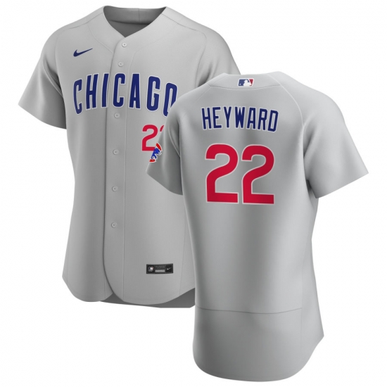 Men Chicago Cubs 22 Jason Heyward Men Nike Gray Road 2020 Flex Base Team Jersey Men Chicago Cubs 22 Jason Heyward Men Nike Gray Road 2020 Flex Base Team Jersey