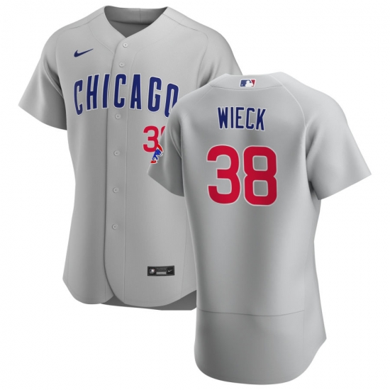Men Chicago Cubs 38 Brad Wieck Men Nike Gray Road 2020 Flex Base Team Jersey Men Chicago Cubs 38 Brad Wieck Men Nike Gray Road 2020 Flex Base Team Jersey