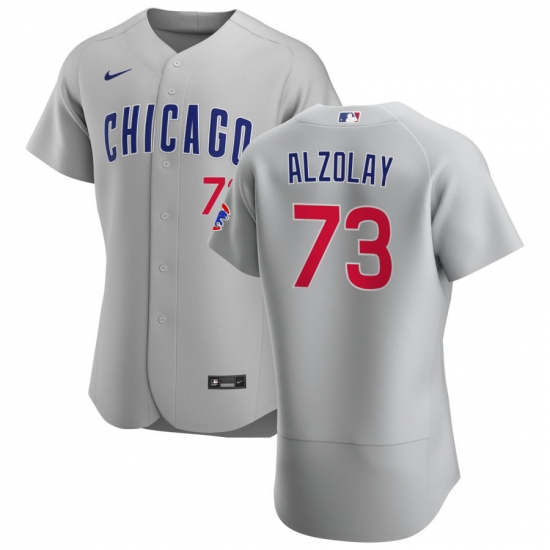 Men Chicago Cubs 73 Adbert Alzolay Men Nike Gray Road 2020 Flex Base Team Jersey Men Chicago Cubs 73 Adbert Alzolay Men Nike Gray Road 2020 Flex Base Team Jersey