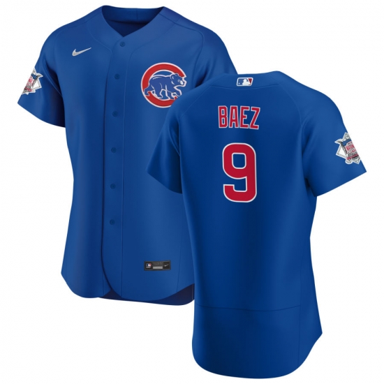Men Chicago Cubs 9 Javier Baez Men Nike Royal Alternate 2020 Flex Base Player Jersey Men Chicago Cubs 9 Javier Baez Men Nike Royal Alternate 2020 Flex Base Player Jersey