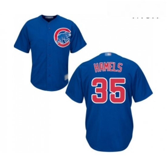 Mens Chicago Cubs 35 Cole Hamels Replica Royal Blue Alternate Cool Base Baseball Jersey Mens Chicago Cubs 35 Cole Hamels Replica Royal Blue Alternate Cool Base Baseball Jersey