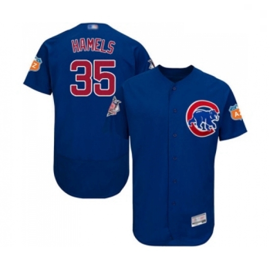Mens Chicago Cubs 35 Cole Hamels Royal Blue Alternate Flex Base Authentic Collection Baseball Jersey Mens Chicago Cubs 35 Cole Hamels Royal Blue Alternate Flex Base Authentic Collection Baseball Jersey
