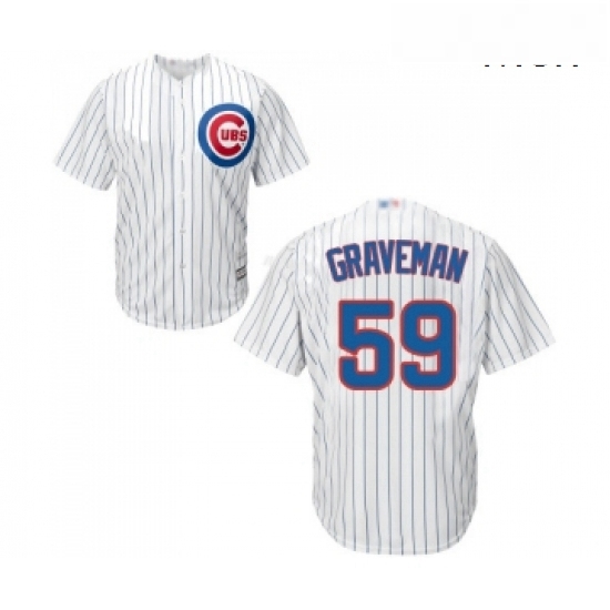 Mens Chicago Cubs 59 Kendall Graveman Replica White Home Cool Base Baseball Jersey Mens Chicago Cubs 59 Kendall Graveman Replica White Home Cool Base Baseball Jersey