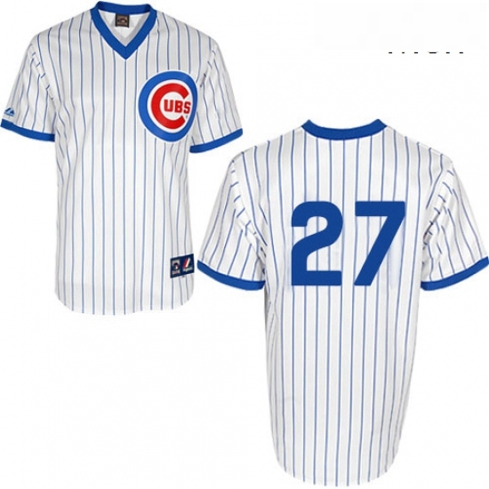 Mens Majestic Chicago Cubs 27 Addison Russell Replica White 1988 Turn Back The Clock Cool Base MLB Jersey Mens Majestic Chicago Cubs 27 Addison Russell Replica White 1988 Turn Back The Clock Cool Base MLB Jersey