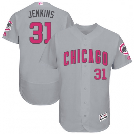 Mens Majestic Chicago Cubs 31 Fergie Jenkins Grey Mothers Day Flexbase Authentic Collection MLB Jersey Mens Majestic Chicago Cubs 31 Fergie Jenkins Grey Mothers Day Flexbase Authentic Collection MLB Jersey