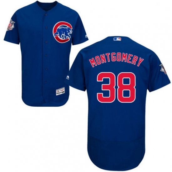 Mens Majestic Chicago Cubs 38 Mike Montgomery Royal Blue Alternate Flexbase Authentic Collection MLB Jersey Mens Majestic Chicago Cubs 38 Mike Montgomery Royal Blue Alternate Flexbase Authentic Collection MLB Jersey