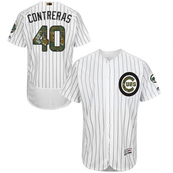 Mens Majestic Chicago Cubs 40 Willson Contreras Authentic White 2016 Memorial Day Fashion Flex Base Jersey Mens Majestic Chicago Cubs 40 Willson Contreras Authentic White 2016 Memorial Day Fashion Flex Base Jersey