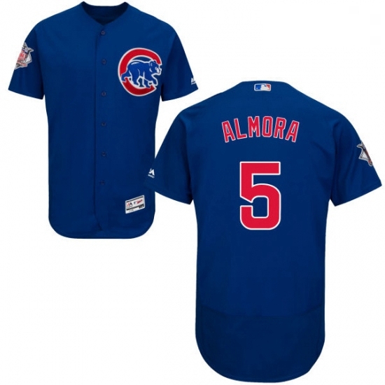 Mens Majestic Chicago Cubs 5 Albert Almora Jr Royal Blue Alternate Flexbase Authentic Collection MLB Jersey Mens Majestic Chicago Cubs 5 Albert Almora Jr Royal Blue Alternate Flexbase Authentic Collection MLB Jersey