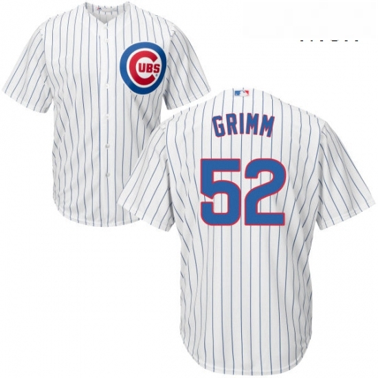 Mens Majestic Chicago Cubs 52 Justin Grimm Replica White Home Cool Base MLB Jersey Mens Majestic Chicago Cubs 52 Justin Grimm Replica White Home Cool Base MLB Jersey