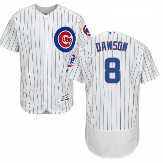 Mens Majestic Chicago Cubs 8 Andre Dawson White Home Flex Base Authentic Collection MLB Jersey Mens Majestic Chicago Cubs 8 Andre Dawson White Home Flex Base Authentic Collection MLB Jersey