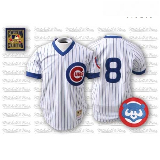 Mens Mitchell and Ness Chicago Cubs 8 Andre Dawson Authentic WhiteBlue Strip Throwback MLB Jersey Mens Mitchell and Ness Chicago Cubs 8 Andre Dawson Authentic WhiteBlue Strip Throwback MLB Jersey