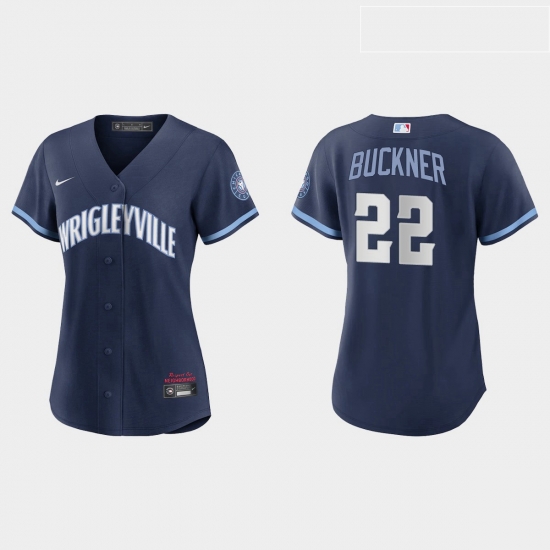 Chicago Cubs 22 Bill Buckner Women Nike 2021 City Connect Navy MLB Jersey Chicago Cubs 22 Bill Buckner Women Nike 2021 City Connect Navy MLB Jersey