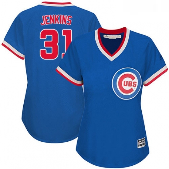 Womens Majestic Chicago Cubs 31 Fergie Jenkins Authentic Royal Blue Cooperstown MLB Jersey Womens Majestic Chicago Cubs 31 Fergie Jenkins Authentic Royal Blue Cooperstown MLB Jersey
