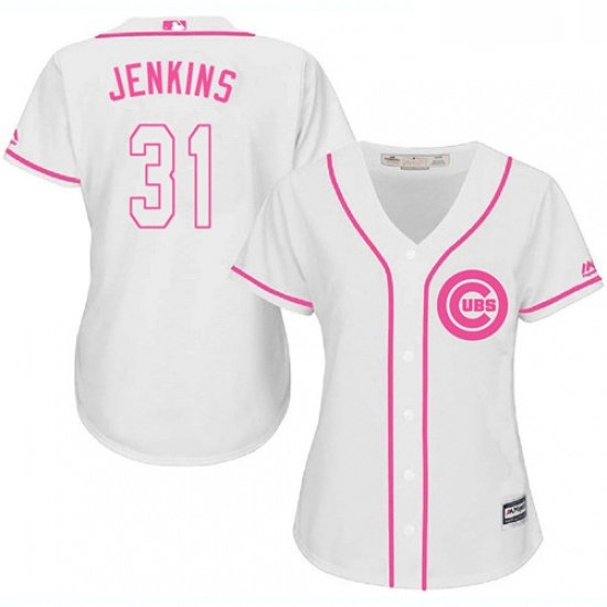 Womens Majestic Chicago Cubs 31 Fergie Jenkins Replica White Fashion MLB Jersey Womens Majestic Chicago Cubs 31 Fergie Jenkins Replica White Fashion MLB Jersey