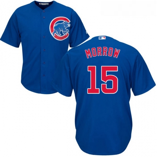 Youth Majestic Chicago Cubs 15 Brandon Morrow Replica Royal Blue Alternate Cool Base MLB Jersey Youth Majestic Chicago Cubs 15 Brandon Morrow Replica Royal Blue Alternate Cool Base MLB Jersey