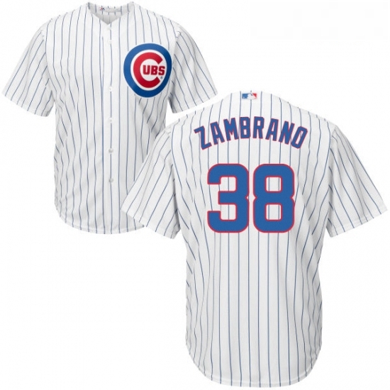 Youth Majestic Chicago Cubs 38 Carlos Zambrano Authentic White Home Cool Base MLB Jersey Youth Majestic Chicago Cubs 38 Carlos Zambrano Authentic White Home Cool Base MLB Jersey
