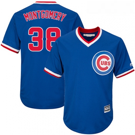 Youth Majestic Chicago Cubs 38 Mike Montgomery Replica Royal Blue Cooperstown Cool Base MLB Jersey Youth Majestic Chicago Cubs 38 Mike Montgomery Replica Royal Blue Cooperstown Cool Base MLB Jersey
