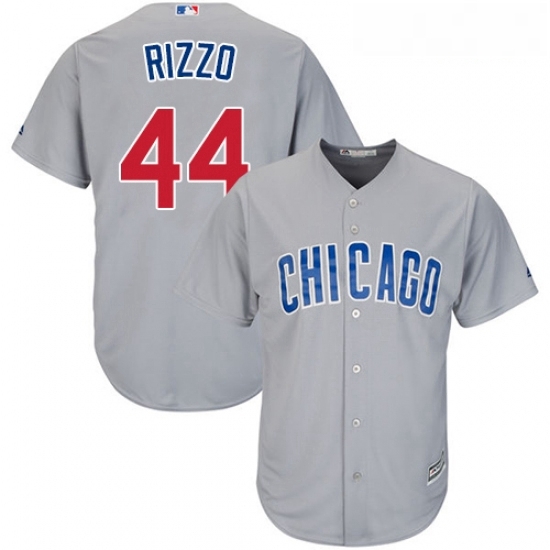 Youth Majestic Chicago Cubs 44 Anthony Rizzo Authentic Grey Road Cool Base MLB Jersey Youth Majestic Chicago Cubs 44 Anthony Rizzo Authentic Grey Road Cool Base MLB Jersey