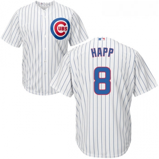 Youth Majestic Chicago Cubs 8 Ian Happ Replica White Home Cool Base MLB Jersey Youth Majestic Chicago Cubs 8 Ian Happ Replica White Home Cool Base MLB Jersey