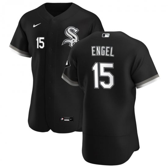 Men Chicago White Sox 15 Adam Engel Men Nike Black Alternate 2020 Flex Base Player MLB Jersey Men Chicago White Sox 15 Adam Engel Men Nike Black Alternate 2020 Flex Base Player MLB Jersey