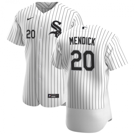 Men Chicago White Sox 20 Danny Mendick Men Nike White Home 2020 Flex Base Player MLB Jersey Men Chicago White Sox 20 Danny Mendick Men Nike White Home 2020 Flex Base Player MLB Jersey