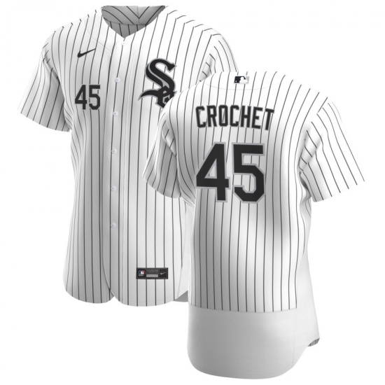 Men Chicago White Sox 45 Garrett Crochet Men Nike White Home 2020 Flex Base Player MLB Jersey Men Chicago White Sox 45 Garrett Crochet Men Nike White Home 2020 Flex Base Player MLB Jersey