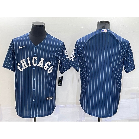 Men Chicago White Sox Blank Navy Cool Base Stitched Jersey Men Chicago White Sox Blank Navy Cool Base Stitched Jersey