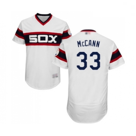 Mens Chicago White Sox 33 James McCann White Alternate Flex Base Authentic Collection Baseball Jersey Mens Chicago White Sox 33 James McCann White Alternate Flex Base Authentic Collection Baseball Jersey