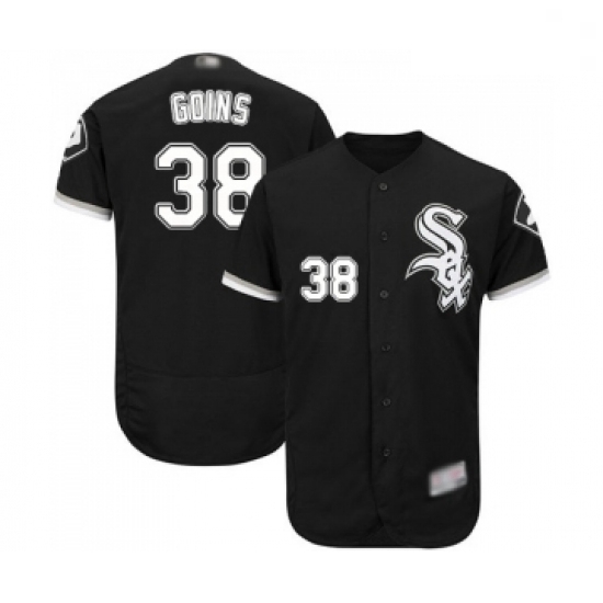 Mens Chicago White Sox 38 Ryan Goins Black Alternate Flex Base Authentic Collection Baseball Jersey Mens Chicago White Sox 38 Ryan Goins Black Alternate Flex Base Authentic Collection Baseball Jersey