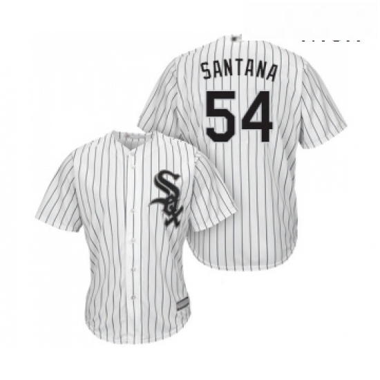 Mens Chicago White Sox 54 Ervin Santana Replica White Home Cool Base Baseball Jersey Mens Chicago White Sox 54 Ervin Santana Replica White Home Cool Base Baseball Jersey