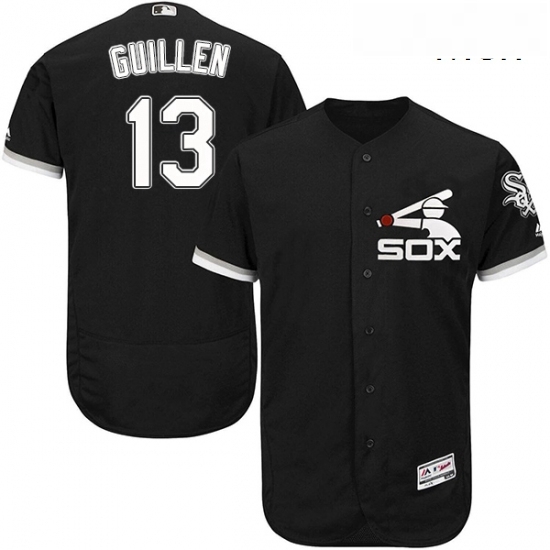 Mens Majestic Chicago White Sox 13 Ozzie Guillen Authentic Black Alternate Home Cool Base MLB Jersey Mens Majestic Chicago White Sox 13 Ozzie Guillen Authentic Black Alternate Home Cool Base MLB Jersey