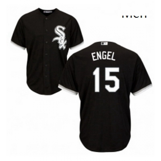 Mens Majestic Chicago White Sox 15 Adam Engel Replica Black Alternate Home Cool Base MLB Jersey Mens Majestic Chicago White Sox 15 Adam Engel Replica Black Alternate Home Cool Base MLB Jersey