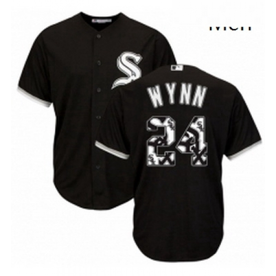Mens Majestic Chicago White Sox 24 Early Wynn Authentic Black Team Logo Fashion Cool Base MLB Jersey Mens Majestic Chicago White Sox 24 Early Wynn Authentic Black Team Logo Fashion Cool Base MLB Jersey