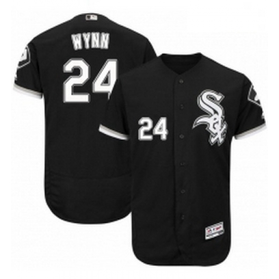 Mens Majestic Chicago White Sox 24 Early Wynn Black Flexbase Authentic Collection MLB Jersey Mens Majestic Chicago White Sox 24 Early Wynn Black Flexbase Authentic Collection MLB Jersey